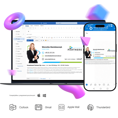 Stopka e-mail HTML Premium dla wymagających